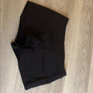 black capezio booty shorts